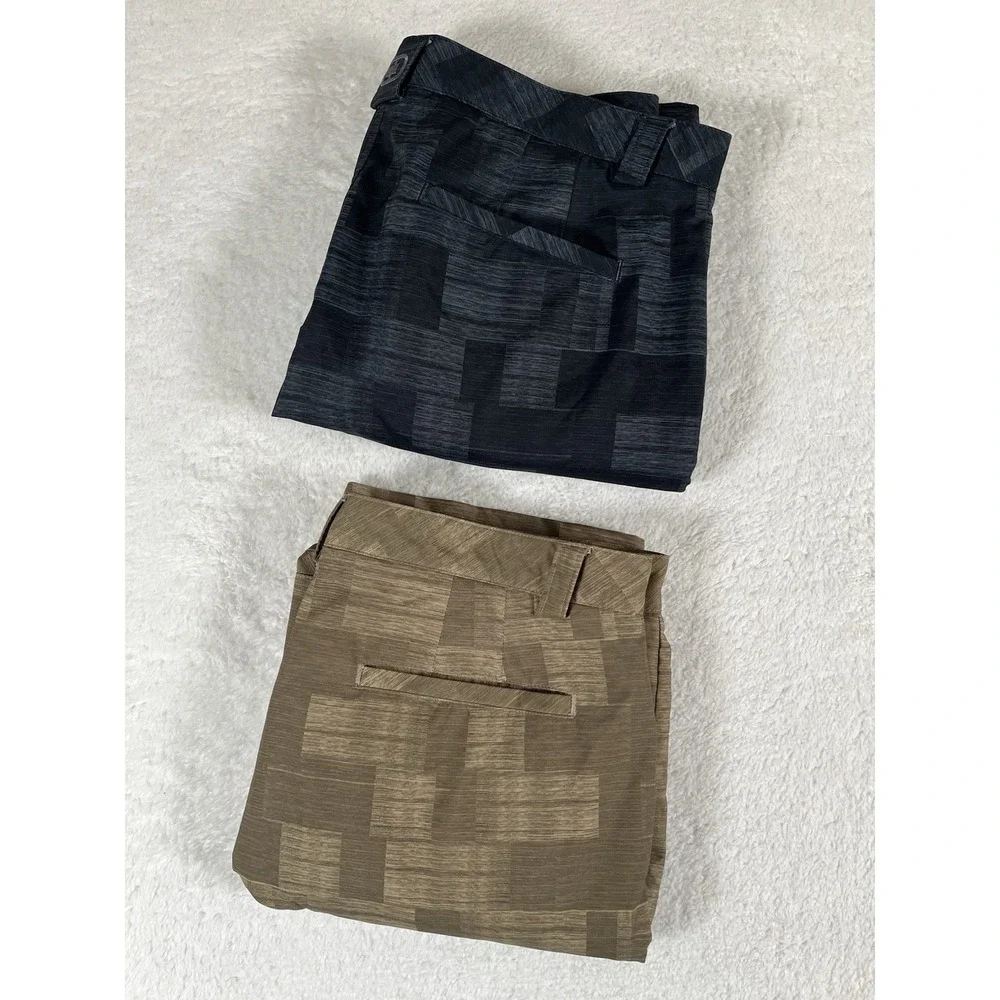 OGIO Fracture Geometric Performance Straight Leg Golf Pants Bundle Mens Sz 34x30